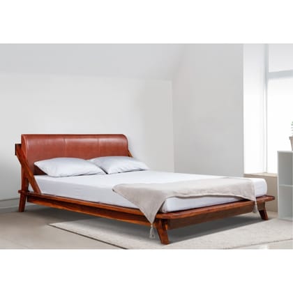 plush sheesham wood bed-Queen / 78 X 60 (2.2 m X 1.61 m)