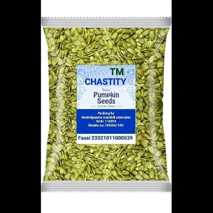 Chastity  Raw Pumpkin Seeds Loaded with Protein and Fibre Rich Superfood for Boost Immunity seed for Eating Pumpkin Seeds  (500 g) 500 gm