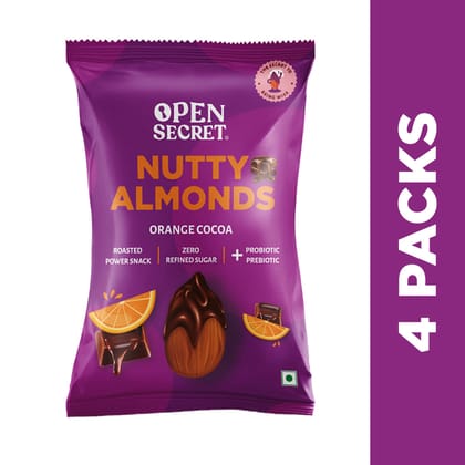 Nutty Almonds-Orange Cocoa-60gms - pack of 4