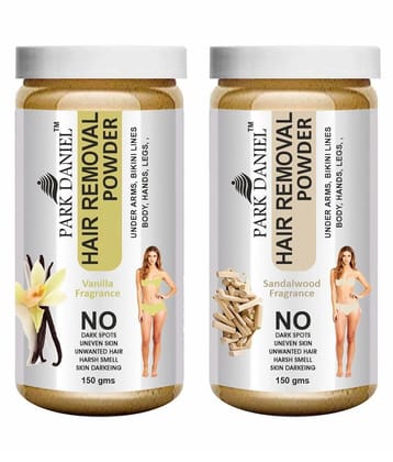 Park Daniel Vaniila +   Sandalwood  Fragrance Hair Removal Powder 300 g Pack of 2