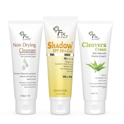Shadow Sunscreen SPF 50+ Non Drying Cleanser + Cleovera Cream-195g
