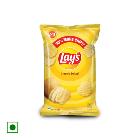 Lay'S Classic Salted Potato Chips, 52 gm Packet