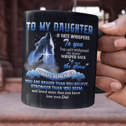MG188_Motivational Coffee Mug For Son - Daughter-Daughter -Dad