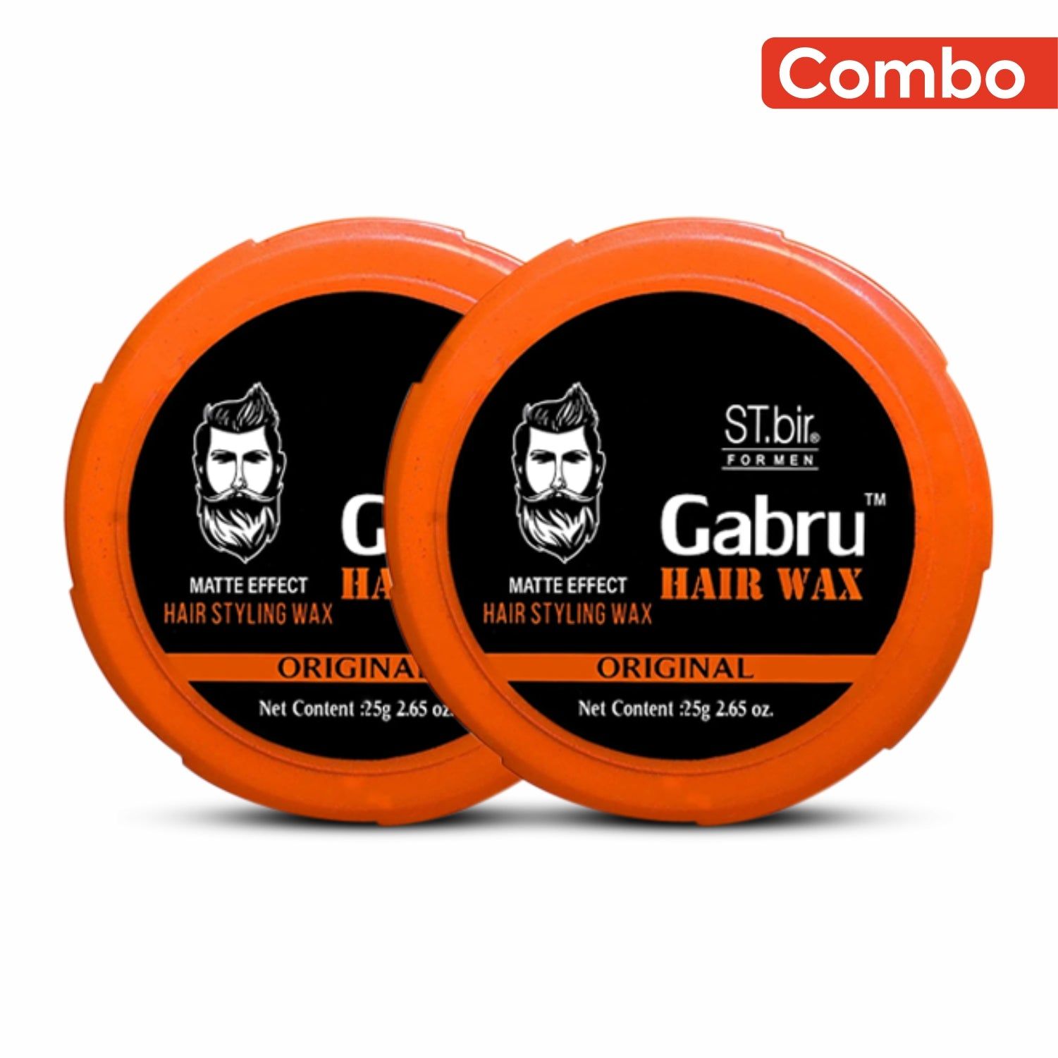 ST.bir Matte Effect Gabru Hair Wax 25gm (Pack of 2)