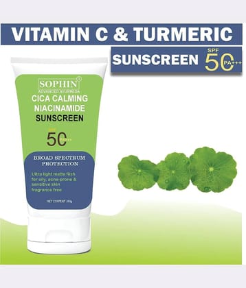 SOPHIN SPF 50 Sunscreen Cream For All Skin Type ( Pack of 1 )