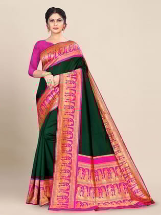 Woven Design Zari Banarasi Saree