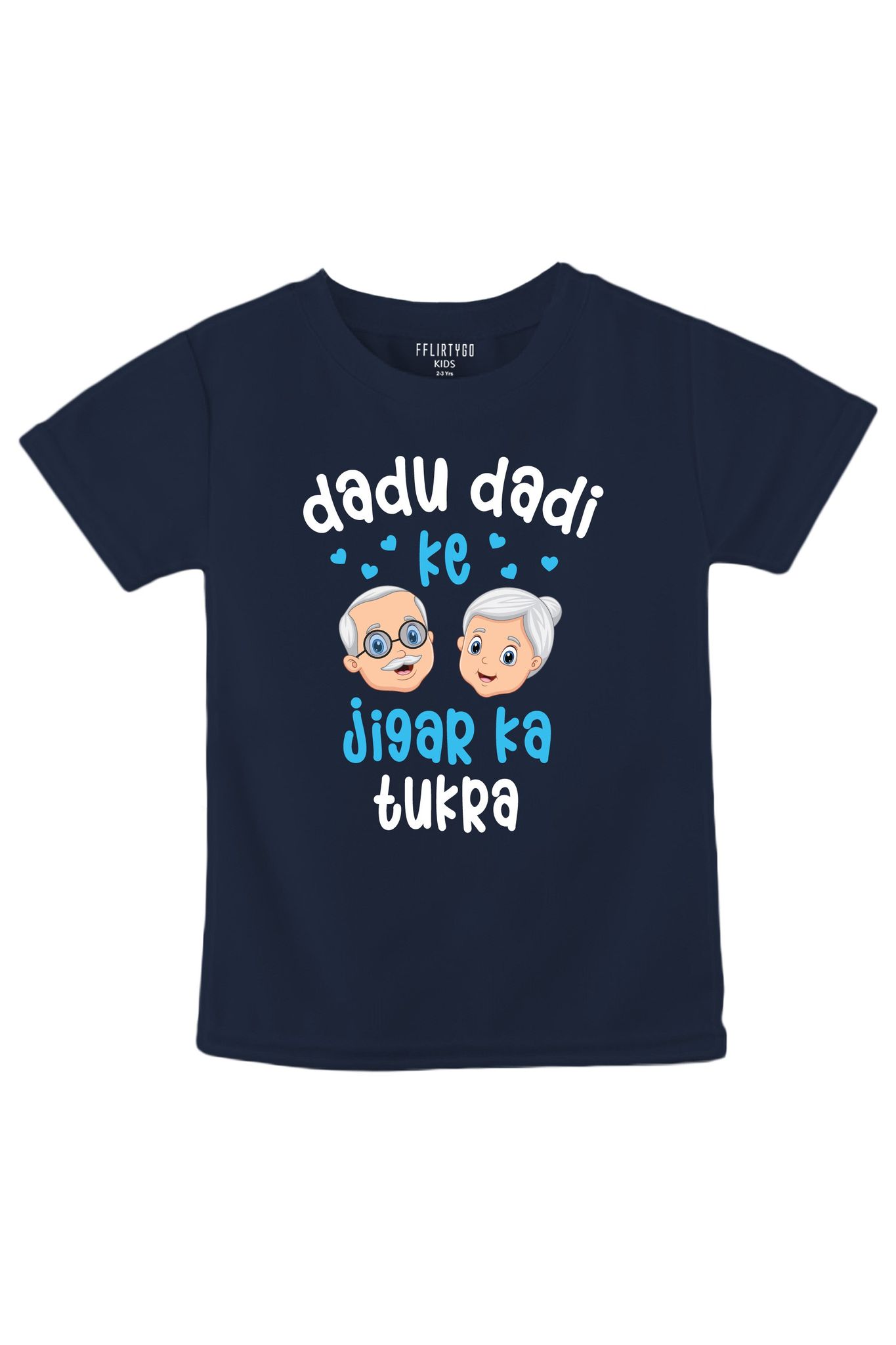 Dadu Dadi Ke Jigar Ka Tukra-1-2 Yrs / NavyBlue