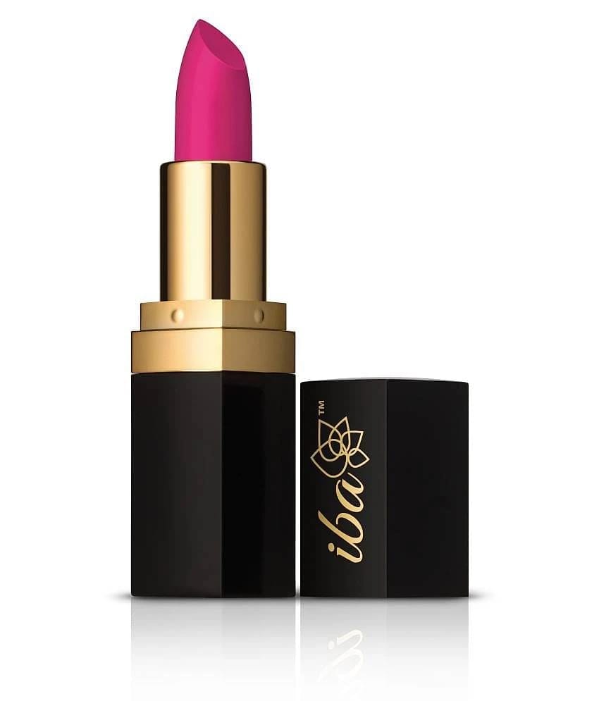Iba Pure Lips Long Stay Matte Lipstick M12 Pink Orchid, 4g , Highly Pigmentated Long Lasting, (Pack of 1)