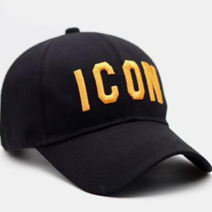 Modern Printed Baseball Caps And Hats For Men-Black-Yellow / Free