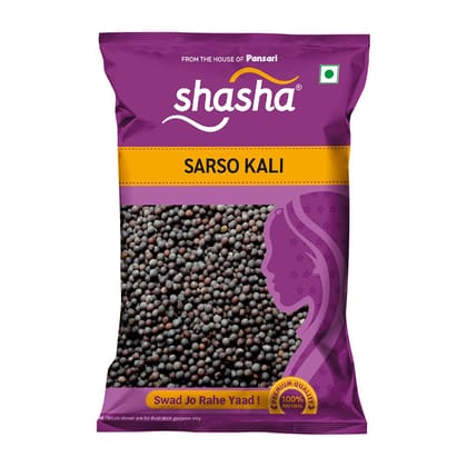 SHASHA- WHOLE SARSO KALI   100G  (FROM THE HOUSE OF PANSARI)