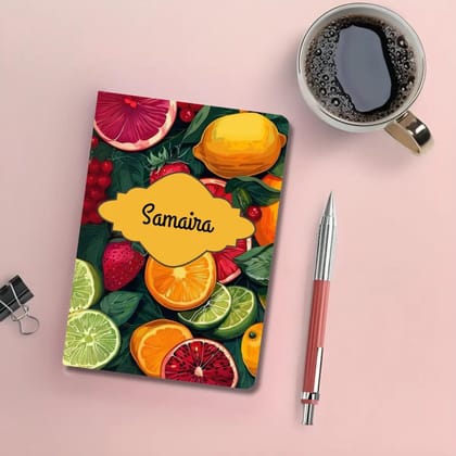Personalised Notebook - A5 size - Zesty Notes-Soft Cover
