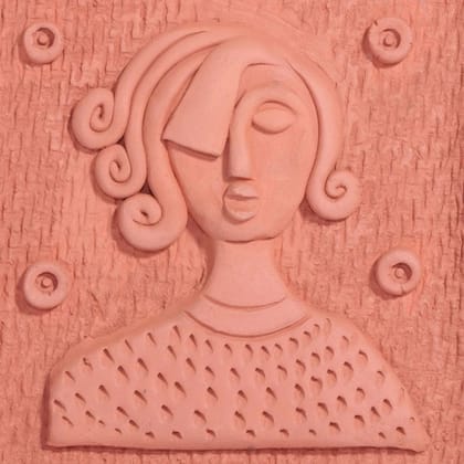 Tisser Terracota Clay Wall Hanging -1 Size-5x5