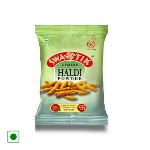 Swastik Haldi Powder, 500 gm Pouch