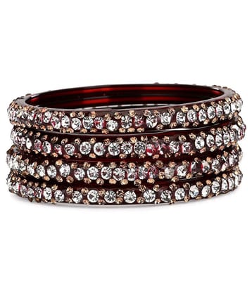 Somil Designer Bridal Glass Bangle/ Kada Set For Party Marriage, And Function, Ornamented, Colorful - None