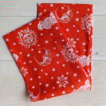 Malmal Swaddle, Extra Large - Nayantaara - Red