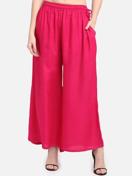 Flared Regular Ethnic Palazzos