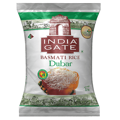 India Gate Basmati Rice  Dubar 1 Kg Pouch