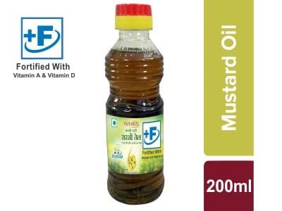 Patanjali Kachi Ghani Mustard Oil 200 Ml