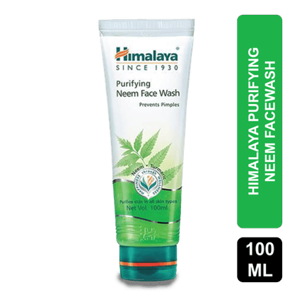 Himalaya Purifying Neem Face Wash, 100 ml Tube