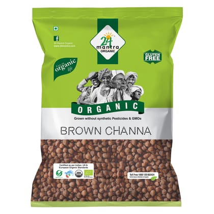 24 Mantra Organic Brown Chana 1KG