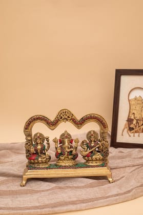Lakshmi Ganesh Saraswati Idol