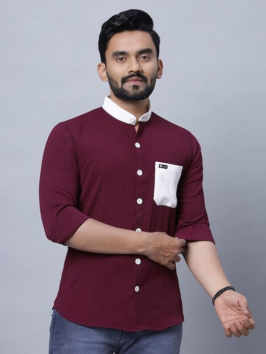 Men Relaxed Opaque Casual Shirt