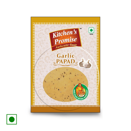 Kitchen's Promise Garlic Papad, 200 gm Pouch