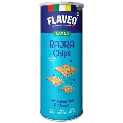 Flaveo Baked Bajra Chips - Himalayan Salt n Pepper