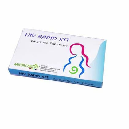 Microsidd Hiv 3rd Generation Test Kit For Men Women Sperm Kit