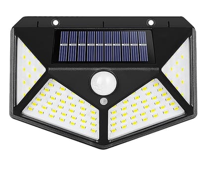 SMARTCAM LED Bright Outdoor Solar Lights with Motion Sensor Solar Powered Wireless Waterproof Night Spotlight for Outdoor/Garden Wall, Solar Lights for Home (100 Led)