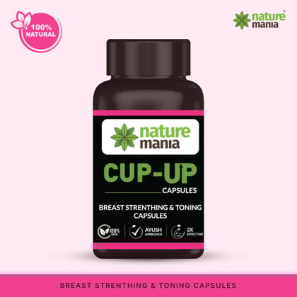 Nature Mania Cup Up capsules breast Enlargement, Shaping & Uplifting - 60 Capsules