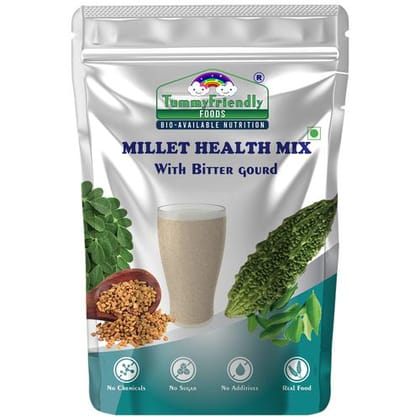 TummyFriendly Foods Organic Millet Health Mix With Bittergourd, Methi Seeds, Moringa Leaves, 800 gm