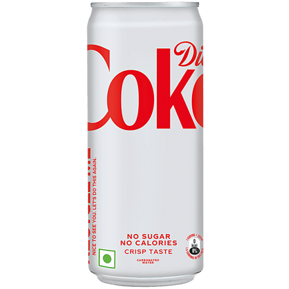 Coca Cola Diet Coke Soft Drink, 300 ml Can