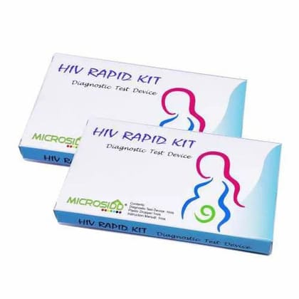 Microsidd Hiv 3rd Generation Twin Test Kit For Men Women Sperm Kit