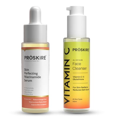 Niacinamide Serum with Vitamin C Facewash