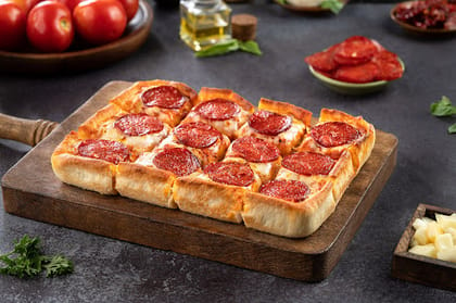 Detroit - Pepperoni ( Pork ) Pizza
