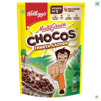 Kelloggs Chocos - Chhota Laddoo, With Whole Grain, Source Of Fibre, High In Calcium & Protein, Breakfast Cereals, 350 g