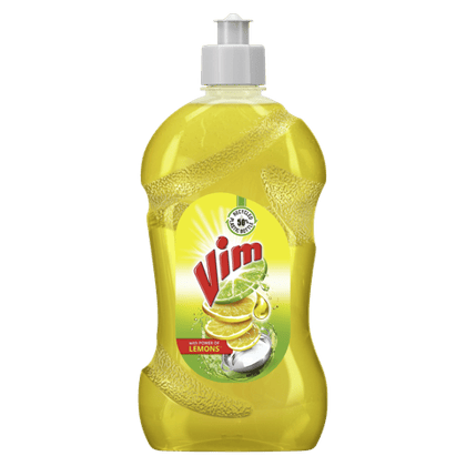 Vim Dishwash Liquid - Gel Lemon, 500 ml Bottle