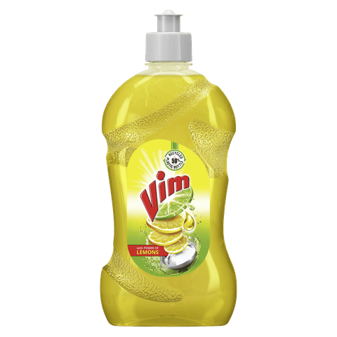 Vim Dishwash Liquid - Gel Lemon, 500 ml Bottle
