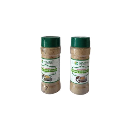 Nisarg Organic Farm Nutrition Chai Masala - 50g-Pack of 4
