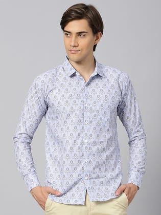 Classic Floral Printed Casual Shirt