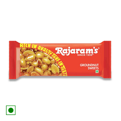 Rajaram's Groundnut Sweets, 50 gm Pouch