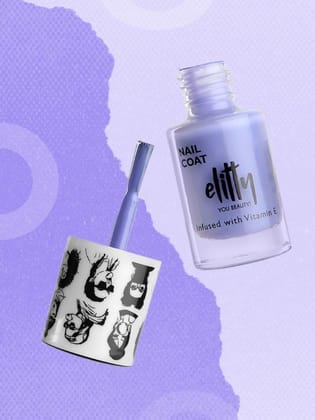 Elitty Mad Over Nails, 12 Toxin Free, Infused with Witch Hazel, Glossy -Meta Verse (Purple), 6ml