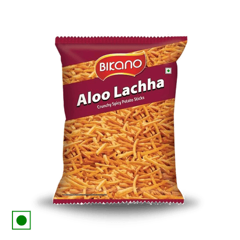 Bikano Namkeen -Aloo Lacha- Crunchy Spicy Potato Sticks, 150 gm Pouch