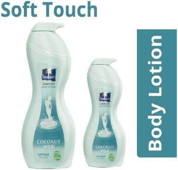Parachute pack of 2 Coconut Milk Soft Touch Advance Body Lotion (250 ml+100 ml) (350 ml)