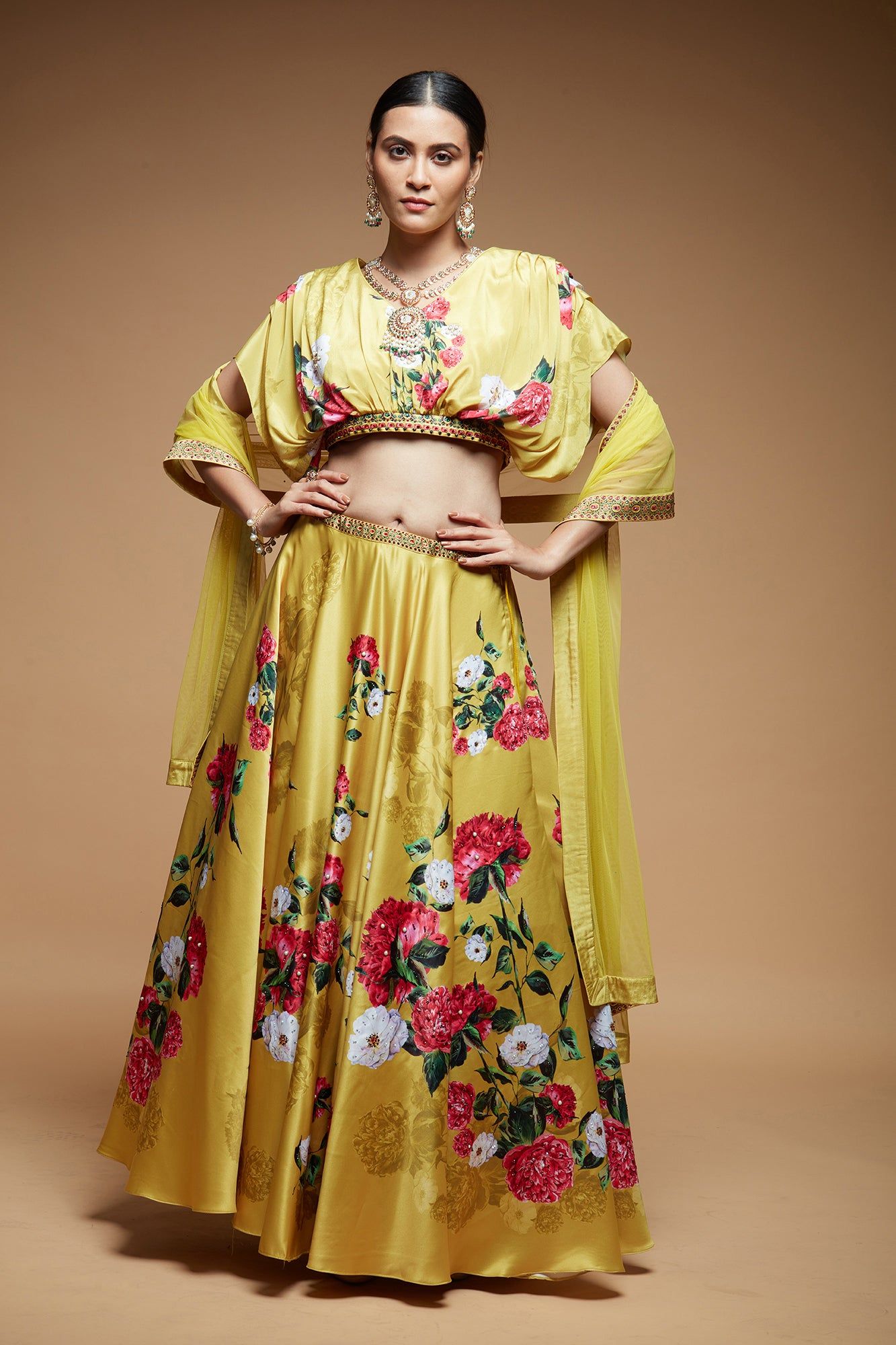 Mustard Color Lehenga-XS