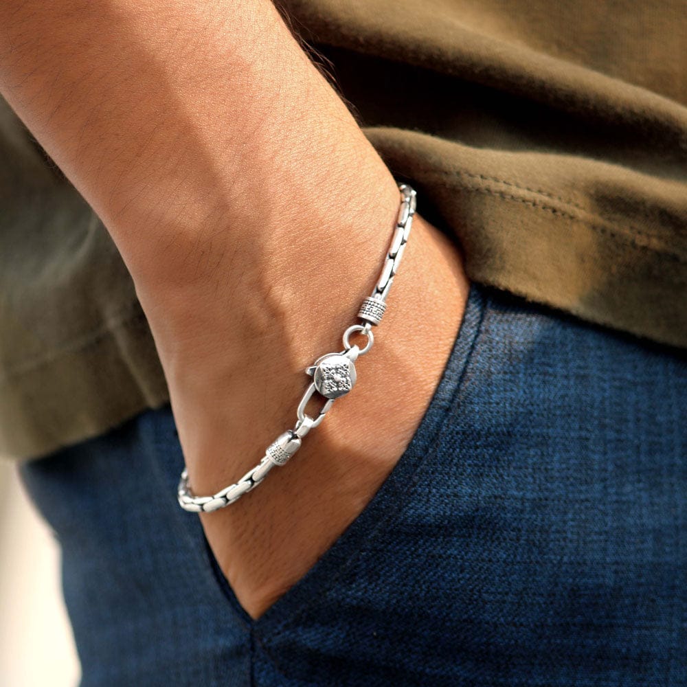 Royal Heritage 925 sterling silver Turkish Bracelet for men