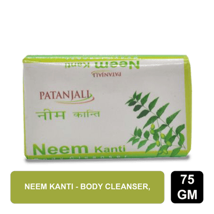 Patanjali Neem Kanti Body Cleanser Soap, 75 gm Bar Patanjali Neem Kanti Body Cleanser Soap, 75 gm Bar