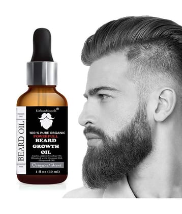 UrbanMooch - 30mL Growth Increasing Beard Oil (Pack of 1)