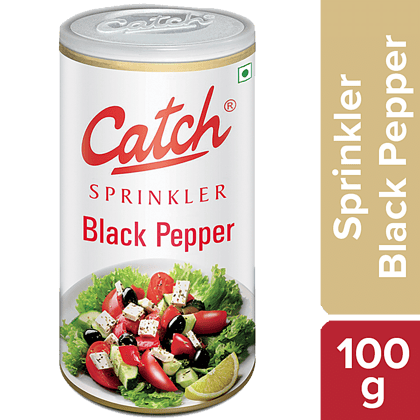 Catch Black Pepper Sprinklers - Adds Flavour & Aroma, 100 G Can(Savers Retail)
